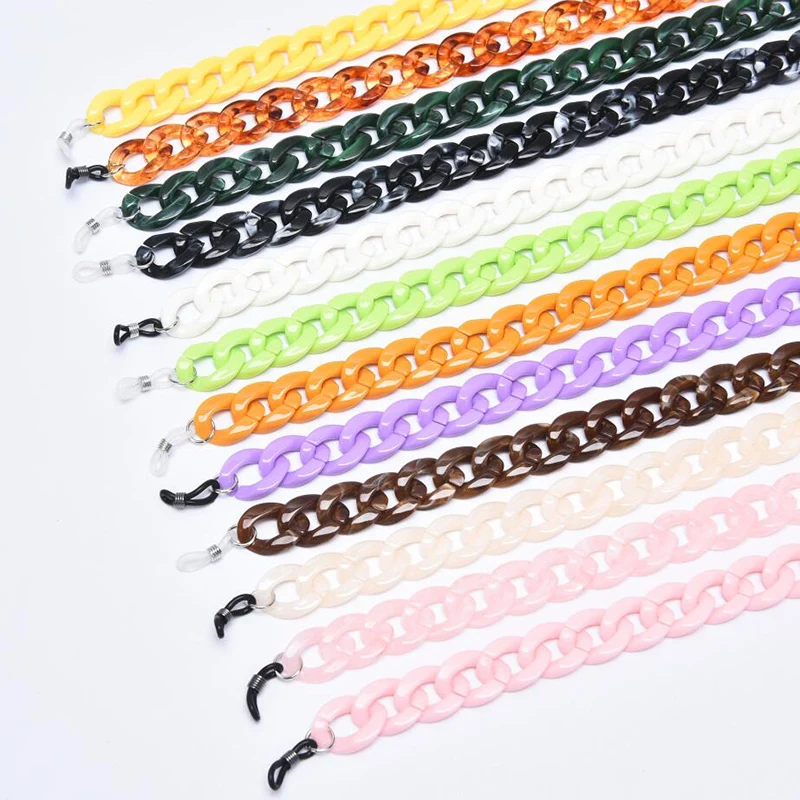 1Pc Reading Glasses Hanging Neck Chain Largand Glasses Chain Acrylic Sunglasses Chain Women Eyeglasses Strap