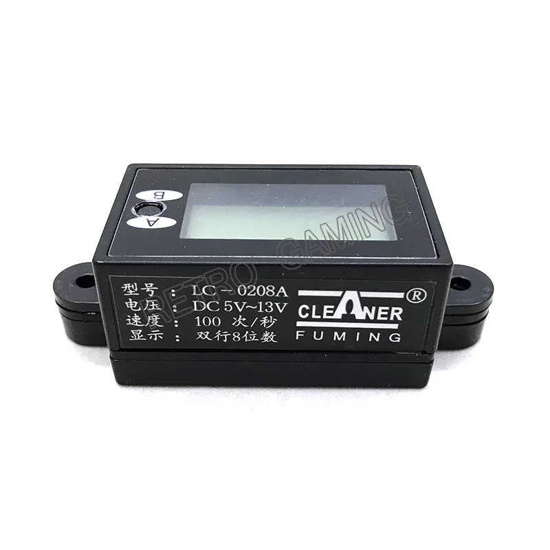 Free shipping Wholesale 8 digits digits 2 channels electronic LCD coin counter meter with tracking number arcade slot mech
Free shipping Wholesale 8 digits digits 2 channels electronic LCD coin counter meter with tracking number arcade slot mech