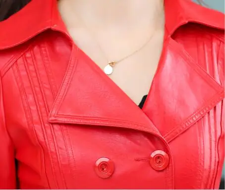 Female Leather Brand Jacket Women Winter And Autumn Fashion Coat 4 Color Suit Collar Outerwear Jackets New Long Windbreaker
Female Leather Brand Jacket Women Winter And Autumn Fashion Coat 4 Color Suit Collar Outerwear Jackets New Long Windbreaker