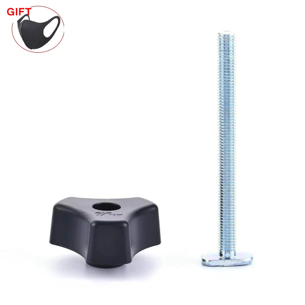 M8 Hand Slide Block Clamps Quick Acting Accessories M8 Small SliderT Knob Metal Screw T Slot Retainer for Woodworking
M8 Hand Slide Block Clamps Quick Acting Accessories M8 Small SliderT Knob Metal Screw T Slot Retainer for Woodworking