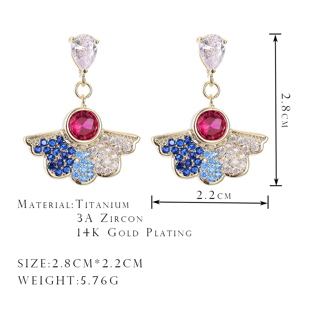 onyss 3A Zircon Butterfly Wing Earrings 2021 Korean Version of CZ Rhinestone Drop Earrings 2021 Trend
onyss 3A Zircon Butterfly Wing Earrings 2021 Korean Version of CZ Rhinestone Drop Earrings 2021 Trend