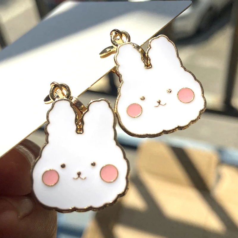 Cartoon Rabbit Earrings Clip Earring Without Piercing Lovely White Rabbit No Hole Ear Clips Minimalist Earrings Jewelry CE1024M 
Cartoon Rabbit Earrings Clip Earring Without Piercing Lovely White Rabbit No Hole Ear Clips Minimalist Earrings Jewelry CE1024M