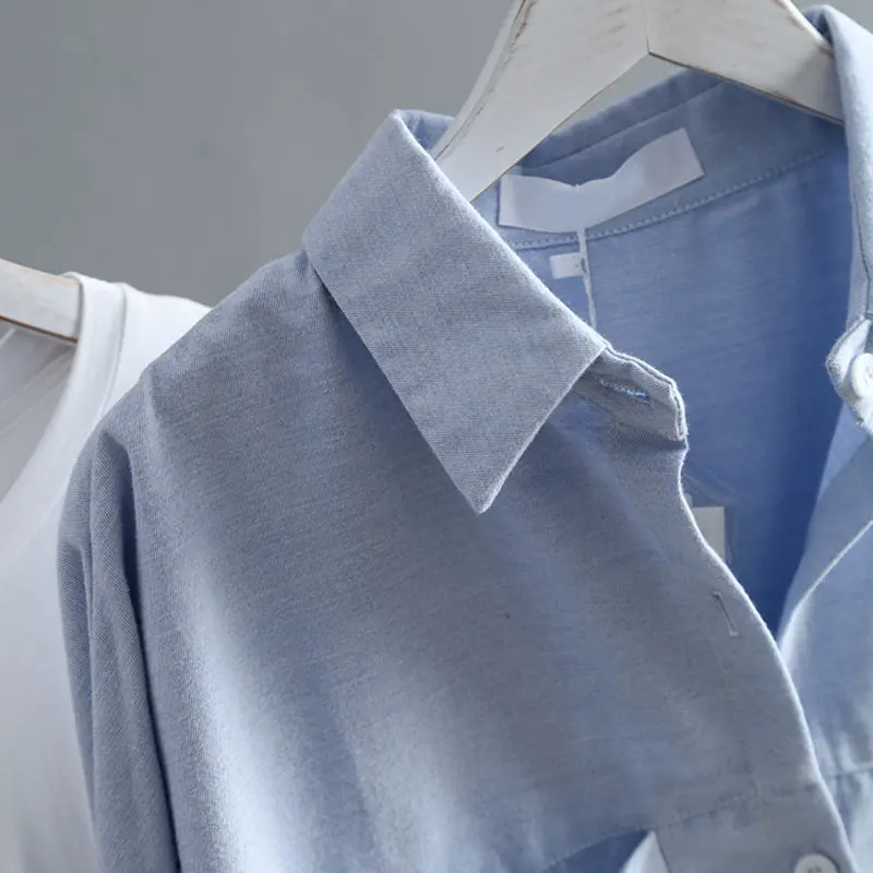 Hot Women Blouse Long Sleeve Tops Shirt Vintage with Pockets Solid Color for Spring Summer
Hot Women Blouse Long Sleeve Tops Shirt Vintage with Pockets Solid Color for Spring Summer