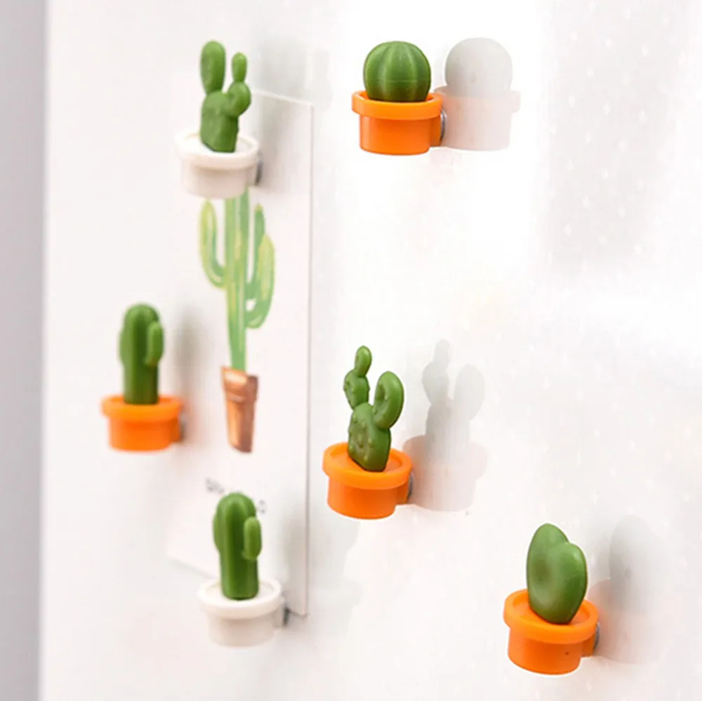 6PCs/Set Home Decoration Fridge Magnets Cute Cactus Succulent Plant Magnet Button Cactus Refrigerator Message Sticker
6PCs/Set Home Decoration Fridge Magnets Cute Cactus Succulent Plant Magnet Button Cactus Refrigerator Message Sticker