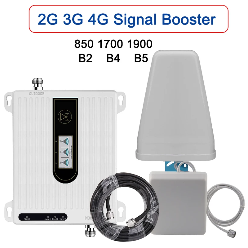 4g Cell Signal Amplifier Signal Booster for Cell Phone 2g 3g 4g Cellular Amplifier B2 B4 B5 850 1700 1900 Communication Antenna
4g Cell Signal Amplifier Signal Booster for Cell Phone 2g 3g 4g Cellular Amplifier B2 B4 B5 850 1700 1900 Communication Antenna