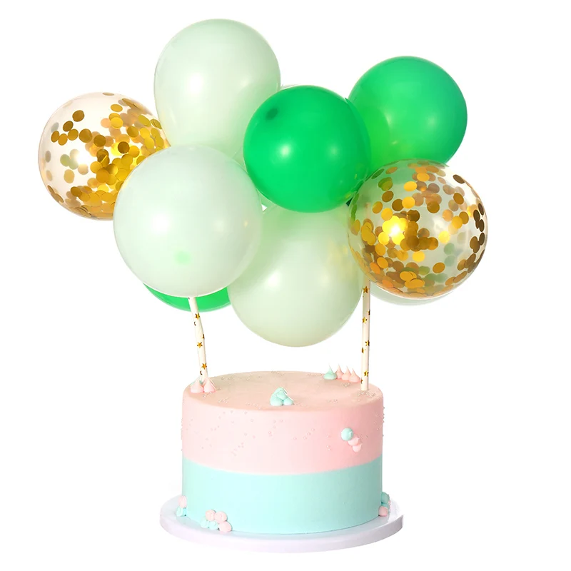 5 inch Gold Balloon Cake Toppers 10pcs Latex Balloon Topper for Baby Shower Birthday Wedding Party Cake Decorating Supplies
5 inch Gold Balloon Cake Toppers 10pcs Latex Balloon Topper for Baby Shower Birthday Wedding Party Cake Decorating Supplies