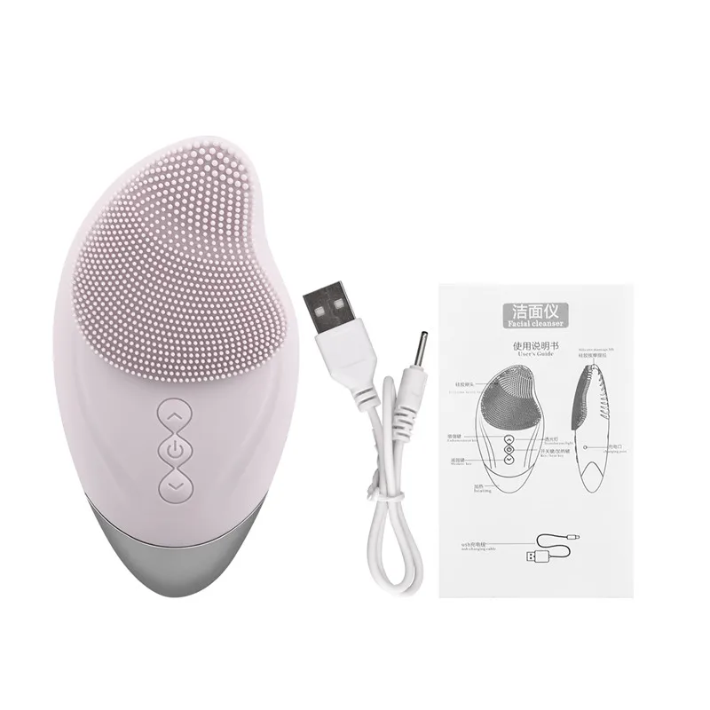 USB Electric Face washing Cleaning Massage skin Brush Waterproof Silicone heating Facial Cleansing Devices Blackhead Remover
USB Electric Face washing Cleaning Massage skin Brush Waterproof Silicone heating Facial Cleansing Devices Blackhead Remover