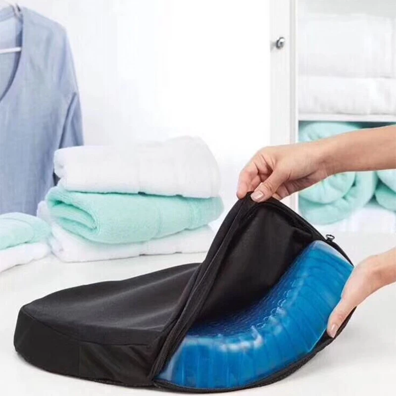 Gel Seat Cushion Double Layer Non-slip Breathable Honeycomb Egg Seat Cushion Ice Pad for Car Office Chair Wheelchair Pain Relief
Gel Seat Cushion Double Layer Non-slip Breathable Honeycomb Egg Seat Cushion Ice Pad for Car Office Chair Wheelchair Pain Relief
