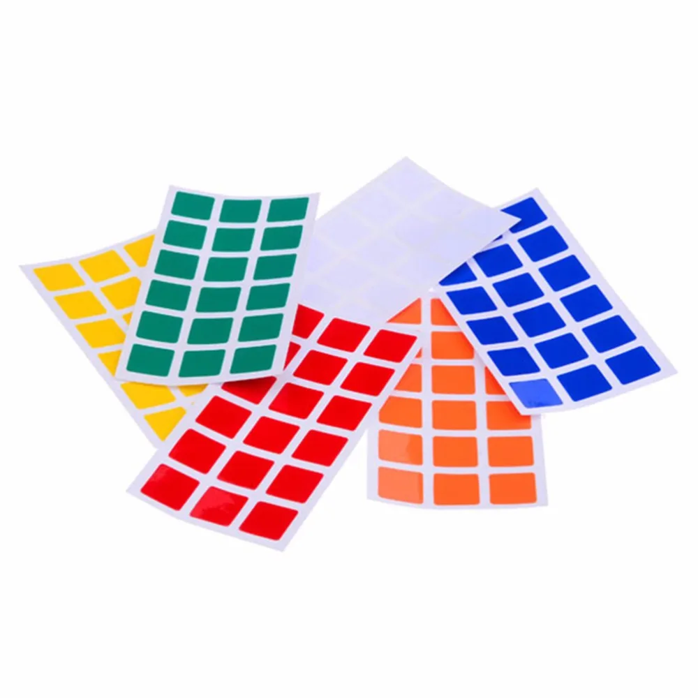 6PCS 3x3x3cm Good Quality Magic Cube PVC Stickers for Dayan Magic Cube Puzzle Toys
6PCS 3x3x3cm Good Quality Magic Cube PVC Stickers for Dayan Magic Cube Puzzle Toys