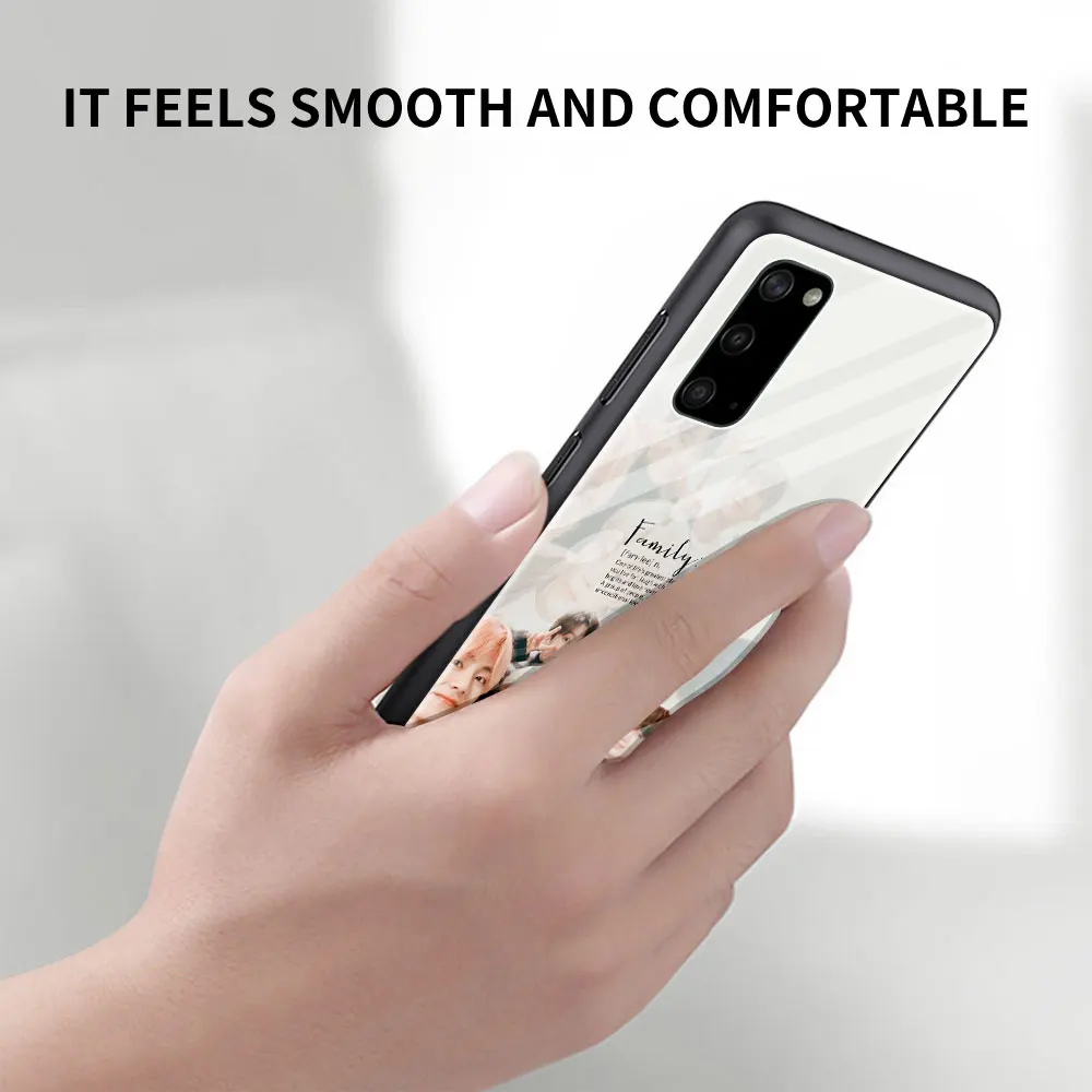 Glass Case For Samsung Galaxy S20 FE S10 S21 S9 S8 Plus Note 9 8 20 Ultra 10 Lite Coque Phone Cover Bag Bangtan KPOP Boys
Glass Case For Samsung Galaxy S20 FE S10 S21 S9 S8 Plus Note 9 8 20 Ultra 10 Lite Coque Phone Cover Bag Bangtan KPOP Boys
