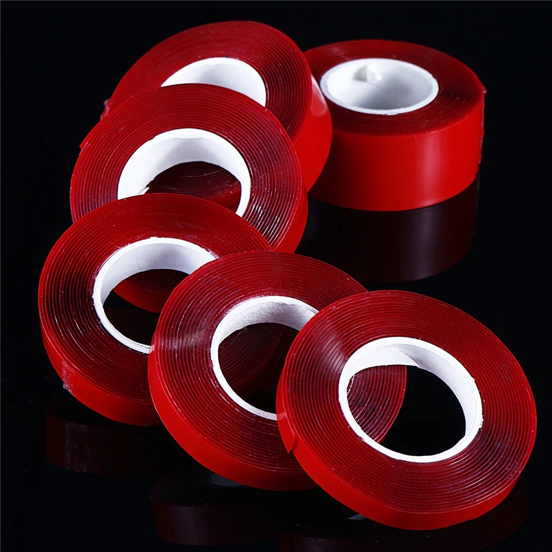 3M*8/10/15/20mm Double-side Adhesive Tape High Strength Acrylic Gel Transparent Waterproof Sticker Car Auto Interior Fixed
3M*8/10/15/20mm Double-side Adhesive Tape High Strength Acrylic Gel Transparent Waterproof Sticker Car Auto Interior Fixed