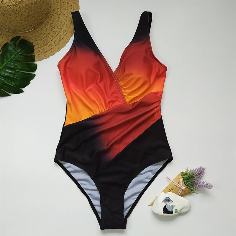 One Piece Swimwear Women 2021 New Pink Blue Gradient Swimsuit Vintage Bathing Suit Brazilian Beachwear Bodysuit Monokini Summer
One Piece Swimwear Women 2021 New Pink Blue Gradient Swimsuit Vintage Bathing Suit Brazilian Beachwear Bodysuit Monokini Summer