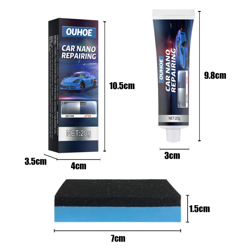 Car Anti-scratch Coating Liquid Wax Car Body Coating Wax Automobile Care Paint Paste Set Anti-Scratch Paint Maintenance Tool 20g
Car Anti-scratch Coating Liquid Wax Car Body Coating Wax Automobile Care Paint Paste Set Anti-Scratch Paint Maintenance Tool 20g