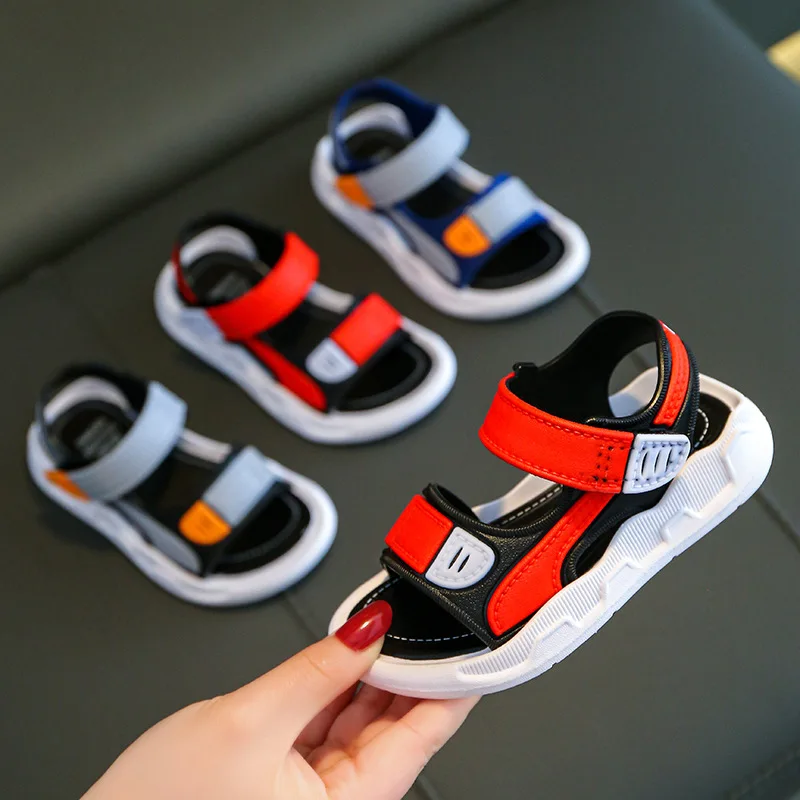 2021 Children Summer Boys Leather Sandals Baby Shoes Flat Boys Girls Beach Shoes Sports Soft Non-Slip Casual Toddler Sandals
2021 Children Summer Boys Leather Sandals Baby Shoes Flat Boys Girls Beach Shoes Sports Soft Non-Slip Casual Toddler Sandals