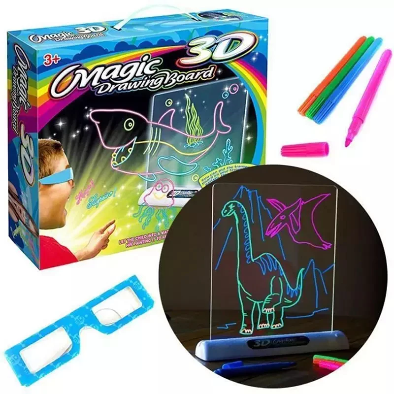 Волшебная 3D доска для рисования с ручкой Sketchpad светильник в виде планшета эффекты доска головоломки для детей подарки светодиодный свет све...
Волшебная 3D доска для рисования с ручкой Sketchpad светильник в виде планшета эффекты доска головоломки для детей подарки светодиодный свет све...