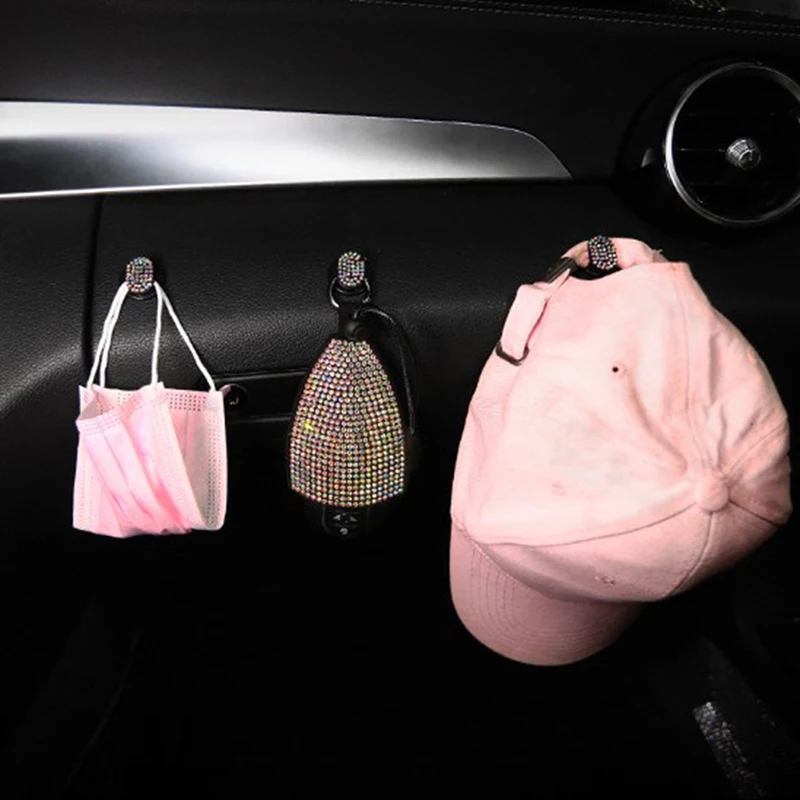 Crystal Rhinestone Car Hooks Headphone Key Organizer Car Styling Accessories car decoration accessories
Crystal Rhinestone Car Hooks Headphone Key Organizer Car Styling Accessories car decoration accessories