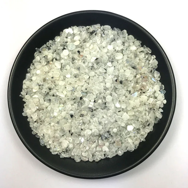 100g 3-5mm Natural Crystal White Quartz Moonstone Polishing Gravel Reiki Healing Minerals Chips Lucky Stones Home Decoration
100g 3-5mm Natural Crystal White Quartz Moonstone Polishing Gravel Reiki Healing Minerals Chips Lucky Stones Home Decoration