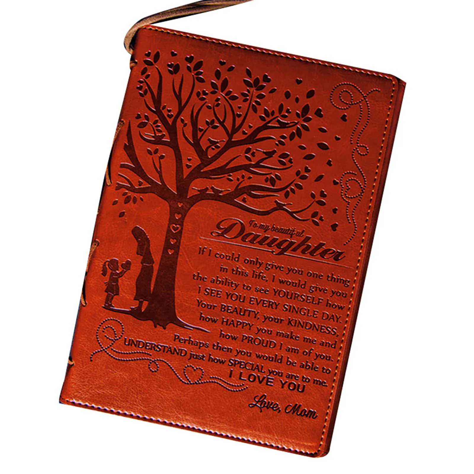 To My Daughter From Mom/Dad Engraved Leather Journal Notebook with Bookmark Travel Business Diary Book Gift DAG-ship
To My Daughter From Mom/Dad Engraved Leather Journal Notebook with Bookmark Travel Business Diary Book Gift DAG-ship