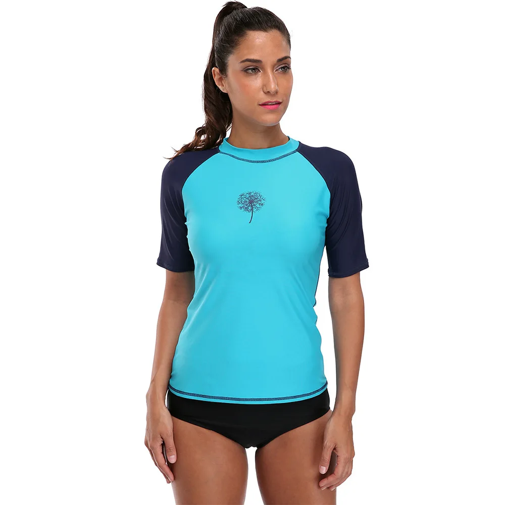 Women Swimwear Surfing Swimming UV Block UPF 50+ Short Sleeve T Shirts Active Rashguard Solid Workout Top Water Sports Tee
Women Swimwear Surfing Swimming UV Block UPF 50+ Short Sleeve T Shirts Active Rashguard Solid Workout Top Water Sports Tee