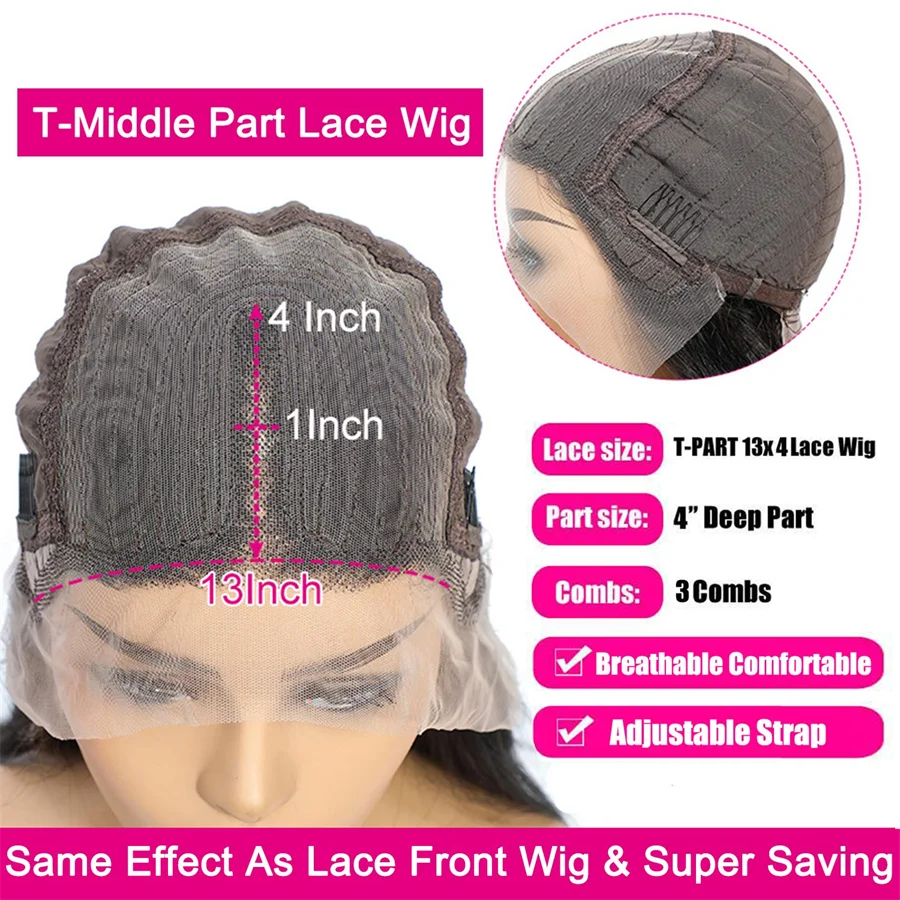 Body Wave Lace Front Wig 30 32 Inch Highlight Human Hair Hd Transparent Frontal 250 Density T Part | Шиньоны и парики
