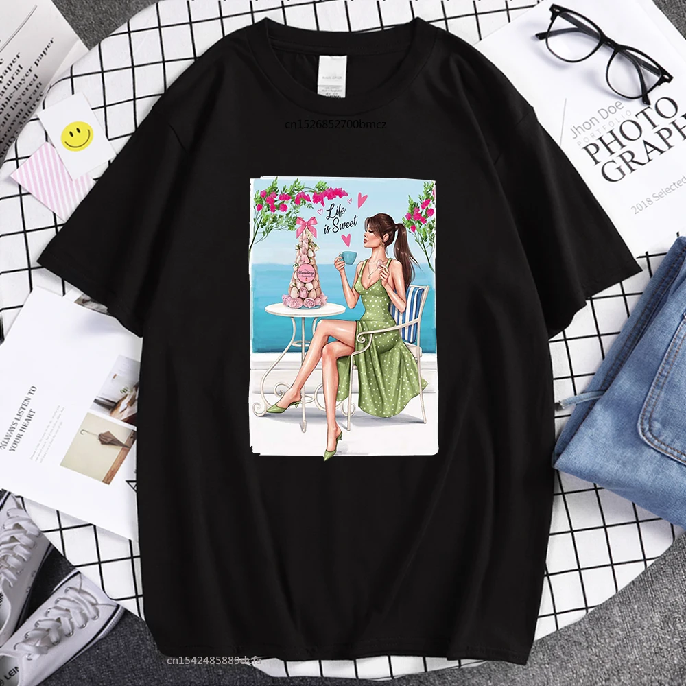 Life Is Sweet Beautiful Women Prints T-Shirts Sport Oversized Fashion Crewneck Clothing
Life Is Sweet Beautiful Women Prints T-Shirts Sport Oversized Fashion Crewneck Clothing