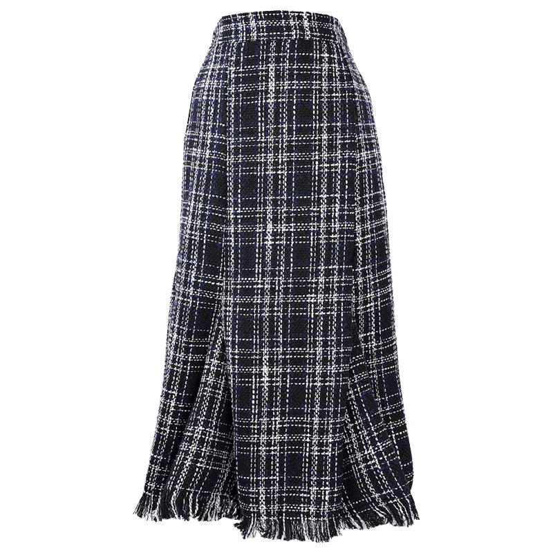 Knitted skirt women's autumn and winter new flow sug step high waist thin medium-length a-word
Knitted skirt women's autumn and winter new flow sug step high waist thin medium-length a-word