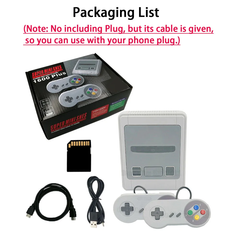 64 Bit 4K HD-out Arcade Video Game Console for Super Nintendo for Sega 1600 Plus Retro Games Mini Gamepad Joystick dropshipping
64 Bit 4K HD-out Arcade Video Game Console for Super Nintendo for Sega 1600 Plus Retro Games Mini Gamepad Joystick dropshipping