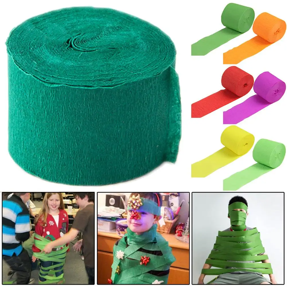3.5cm*10M Origami Crepe Paper DIY Craft Wrinkled Paper Roll for Wedding Party Decoration Flower Wrapping Gifts Packing Material
3.5cm*10M Origami Crepe Paper DIY Craft Wrinkled Paper Roll for Wedding Party Decoration Flower Wrapping Gifts Packing Material