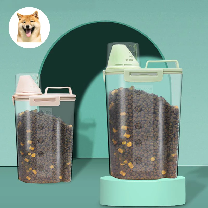 2.5L Large Capacity Dog Food Container Pet Feeder Storage Can Moisture-proof Clear Storage Tank with Measuring Cup for Dog Cat#
2.5L Large Capacity Dog Food Container Pet Feeder Storage Can Moisture-proof Clear Storage Tank with Measuring Cup for Dog Cat#