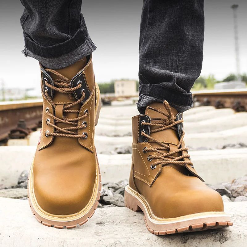 Men's Boots Winter Shoes Genuine Leather Shoes Safety Boots Indestructible Work Shoes For Martin Boots Men Safety Shoes Footwear
Men's Boots Winter Shoes Genuine Leather Shoes Safety Boots Indestructible Work Shoes For Martin Boots Men Safety Shoes Footwear