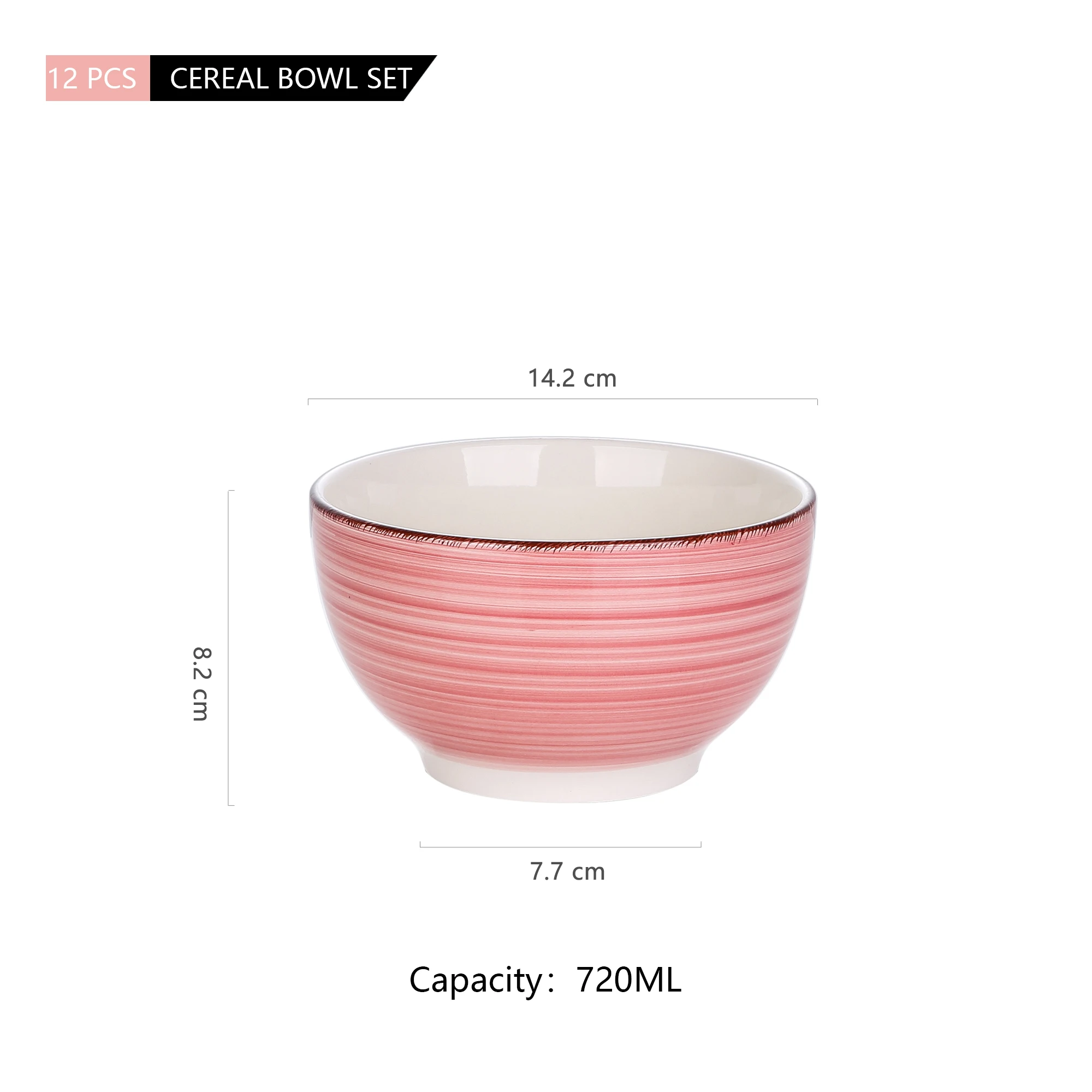 Vancasso Bella-P 4/8/12-Piece 720ML Natural Vintage Handpainted Ceramic Soup/Mixing/Fruit/Noodle/Ramen Large Serving Bowl Set
Vancasso Bella-P 4/8/12-Piece 720ML Natural Vintage Handpainted Ceramic Soup/Mixing/Fruit/Noodle/Ramen Large Serving Bowl Set