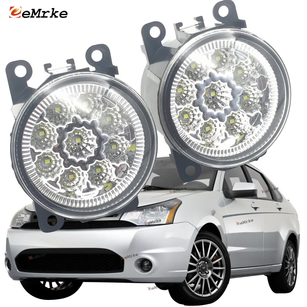 2PCS Car-Styling Front Foglight Lamp for Ford Focus USA Typ 2006 2007 2008 2009 2010 2011 9-Pieces Led Fog Lights H11 DRL
2PCS Car-Styling Front Foglight Lamp for Ford Focus USA Typ 2006 2007 2008 2009 2010 2011 9-Pieces Led Fog Lights H11 DRL