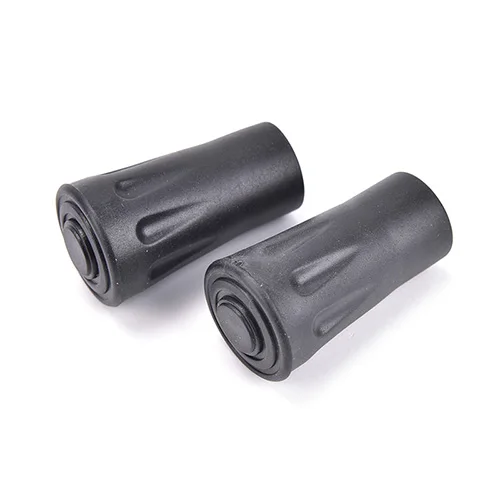 2 Pcs/lot Rubber Tip Carbon Fiber Hike Telescope Stick Nordic Walk Camp Alloy Ferrule Crutch Bar Tungsten Trek Pole Basket | Спорт и