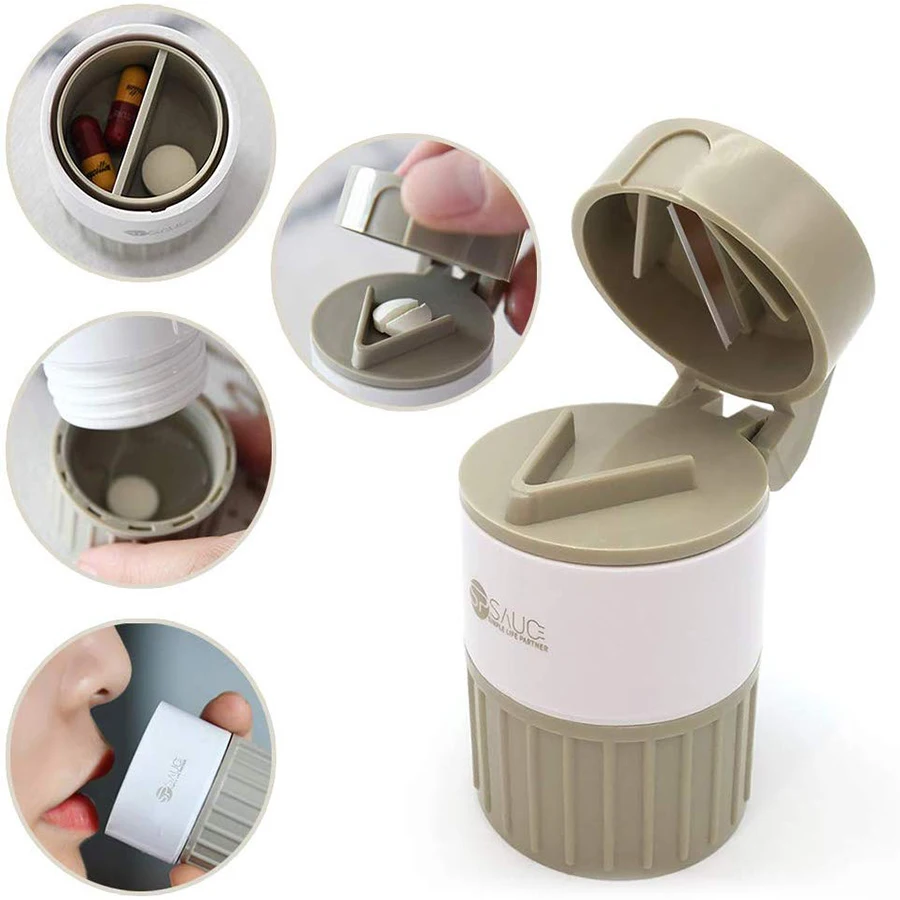 4 In 1 Medicine Pill Holder Tablet Cutter Splitter Pills Case Useful Portable Storage Box Tablet Pill Cutter Divider Dispenser
4 In 1 Medicine Pill Holder Tablet Cutter Splitter Pills Case Useful Portable Storage Box Tablet Pill Cutter Divider Dispenser