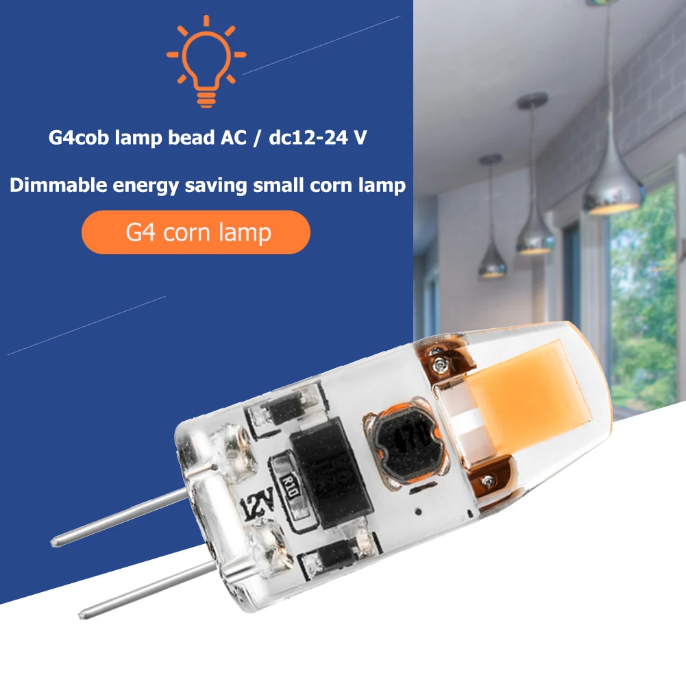LED Lamp Lights Chandelier Replace Lighting COB Corn Lights Energy Saving Lamp Light Bulb 2W G4 Chandelier Parts
LED Lamp Lights Chandelier Replace Lighting COB Corn Lights Energy Saving Lamp Light Bulb 2W G4 Chandelier Parts