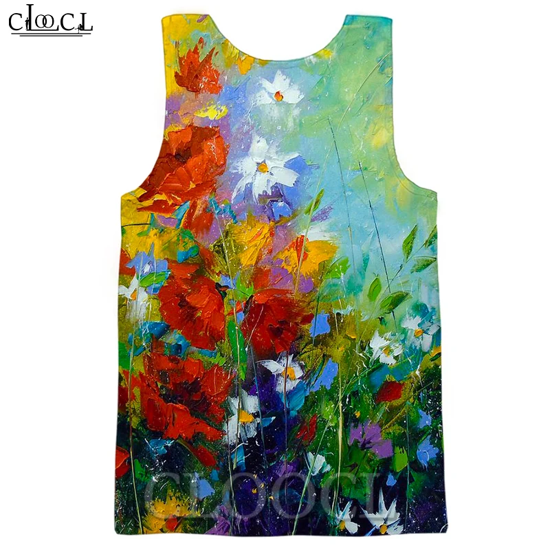 CLOOCL Painted Floral Tank Tops Men Women 3D Printed New Fashion Sleeveless Vest Summer Casual Streetwear Tops
CLOOCL Painted Floral Tank Tops Men Women 3D Printed New Fashion Sleeveless Vest Summer Casual Streetwear Tops