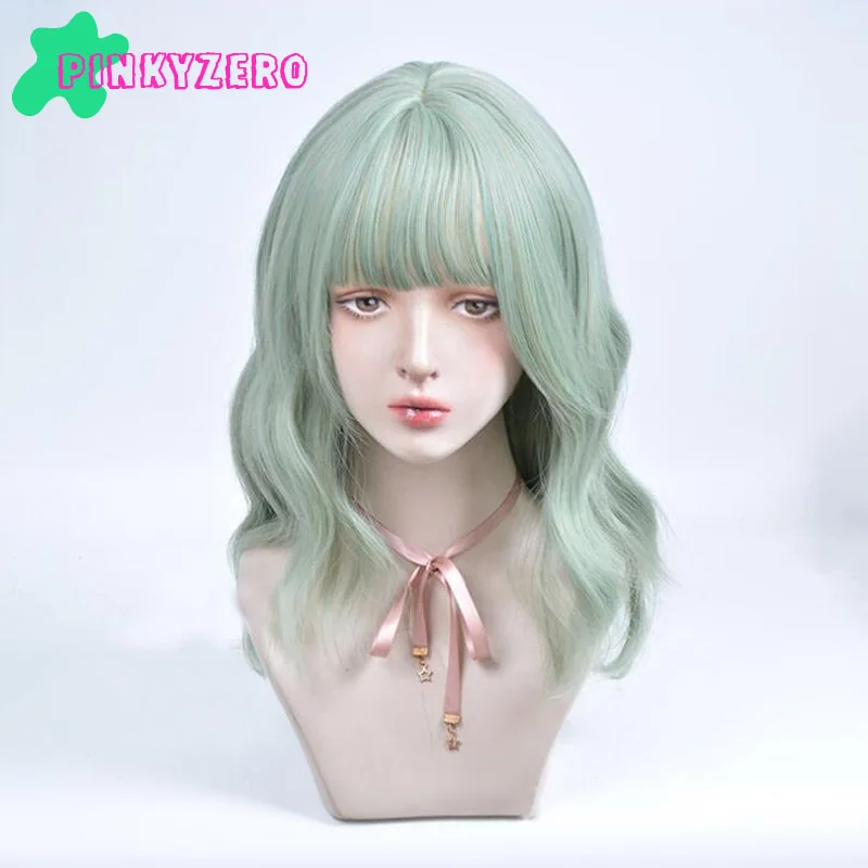 Sweet Lolita Wig Green Fairy Wavy Wave Long Hair Synthetic Heat Resistant Women Girl Party Daily Wig Free Wig Cap
Sweet Lolita Wig Green Fairy Wavy Wave Long Hair Synthetic Heat Resistant Women Girl Party Daily Wig Free Wig Cap