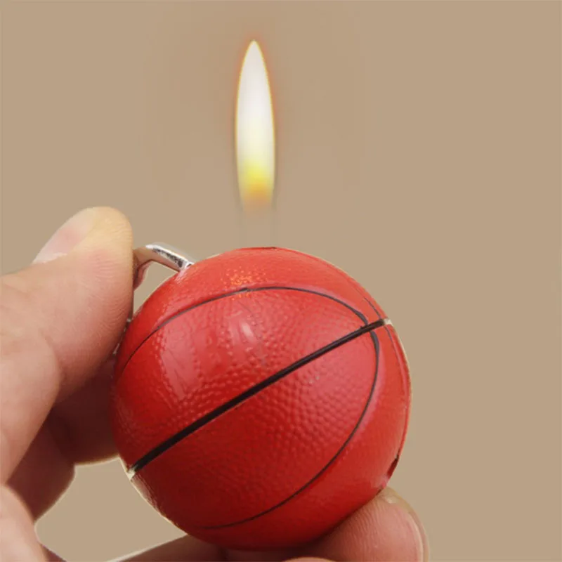 New Basketball Football Shape Pendant lighter Refillable Butane Gas Lighters Cigarette Accessories
New Basketball Football Shape Pendant lighter Refillable Butane Gas Lighters Cigarette Accessories