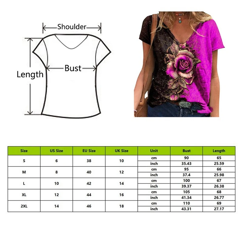Laamei Summer Casual V-neck Rose Print Short-sleeved Loose T-shirt 2021 Street Hipster Pullover Plus Size T-shirt Female S-2XL
Laamei Summer Casual V-neck Rose Print Short-sleeved Loose T-shirt 2021 Street Hipster Pullover Plus Size T-shirt Female S-2XL