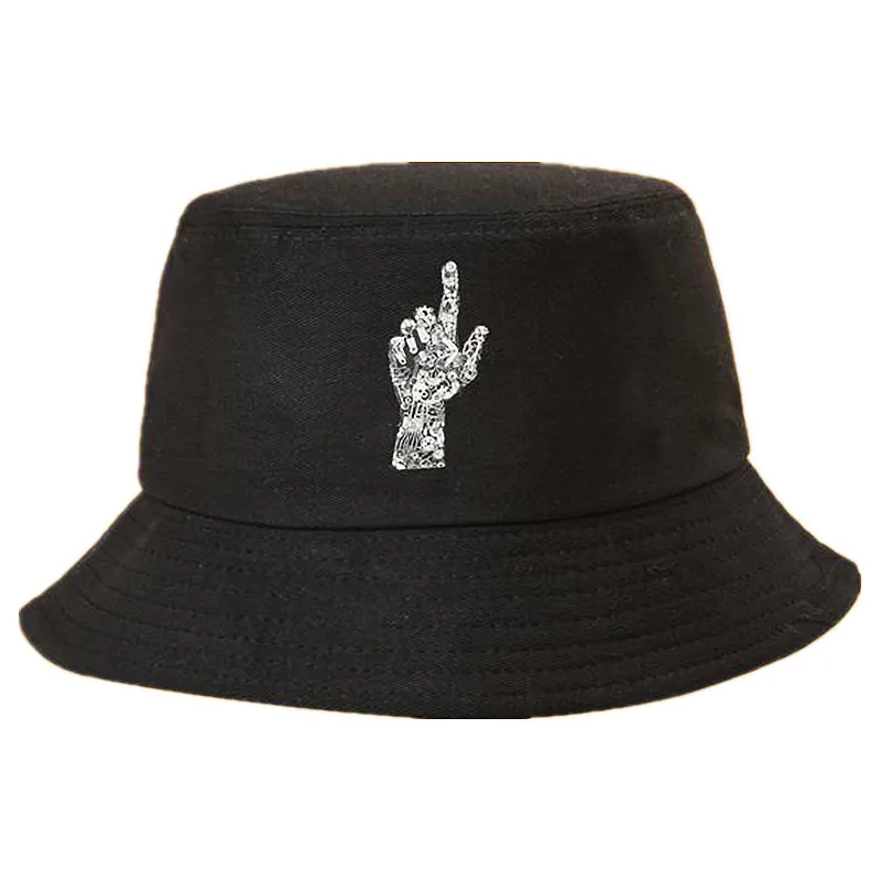 Cotton Personality Hand Bucket Hat Fisherman Hat Outdoor Travel Hat Sun Cap Hats for Men and Women 242
Cotton Personality Hand Bucket Hat Fisherman Hat Outdoor Travel Hat Sun Cap Hats for Men and Women 242