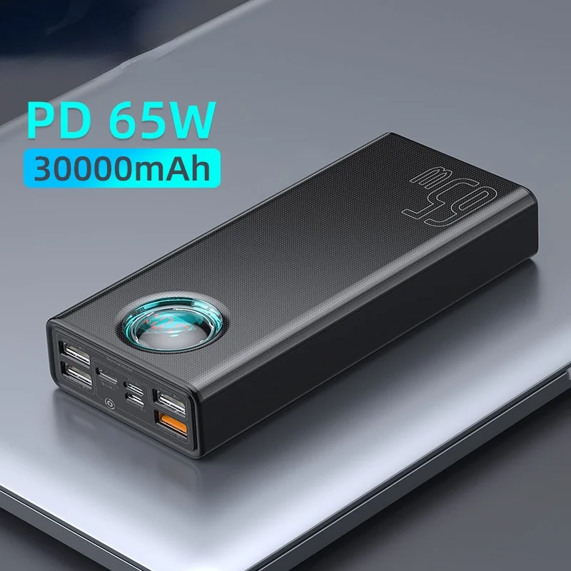 65W Power Bank 30000mAh 20000mAh Quick Charge PD QC 3.0 SCP AFC Powerbank For iPad Laptop External Battery For iPhone 12
65W Power Bank 30000mAh 20000mAh Quick Charge PD QC 3.0 SCP AFC Powerbank For iPad Laptop External Battery For iPhone 12