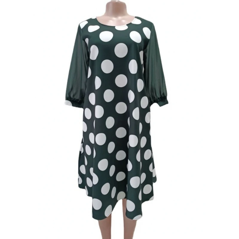 3XL Plus Size Dot Print African Dress For Women 2021 Casual Slim Patchwork Maxi Dresses Elegant Sexy Midi Dress Africa Clothing
3XL Plus Size Dot Print African Dress For Women 2021 Casual Slim Patchwork Maxi Dresses Elegant Sexy Midi Dress Africa Clothing
