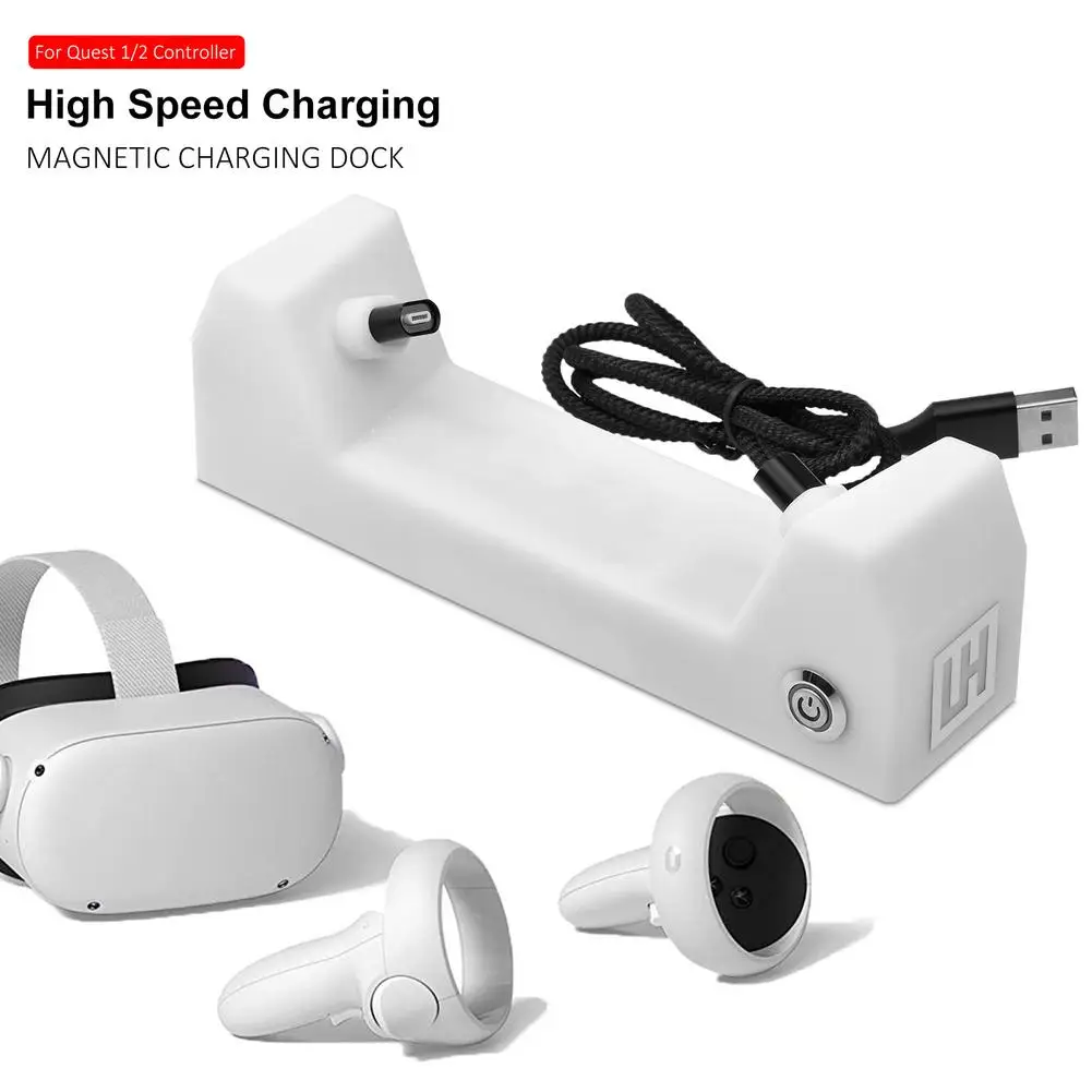 Vr Accessories For Oculus Quest 2 Touch Controller Magnetic Charging Dock Station Quick Charge Stand For Oculus Quest2 New Hot
Vr Accessories For Oculus Quest 2 Touch Controller Magnetic Charging Dock Station Quick Charge Stand For Oculus Quest2 New Hot