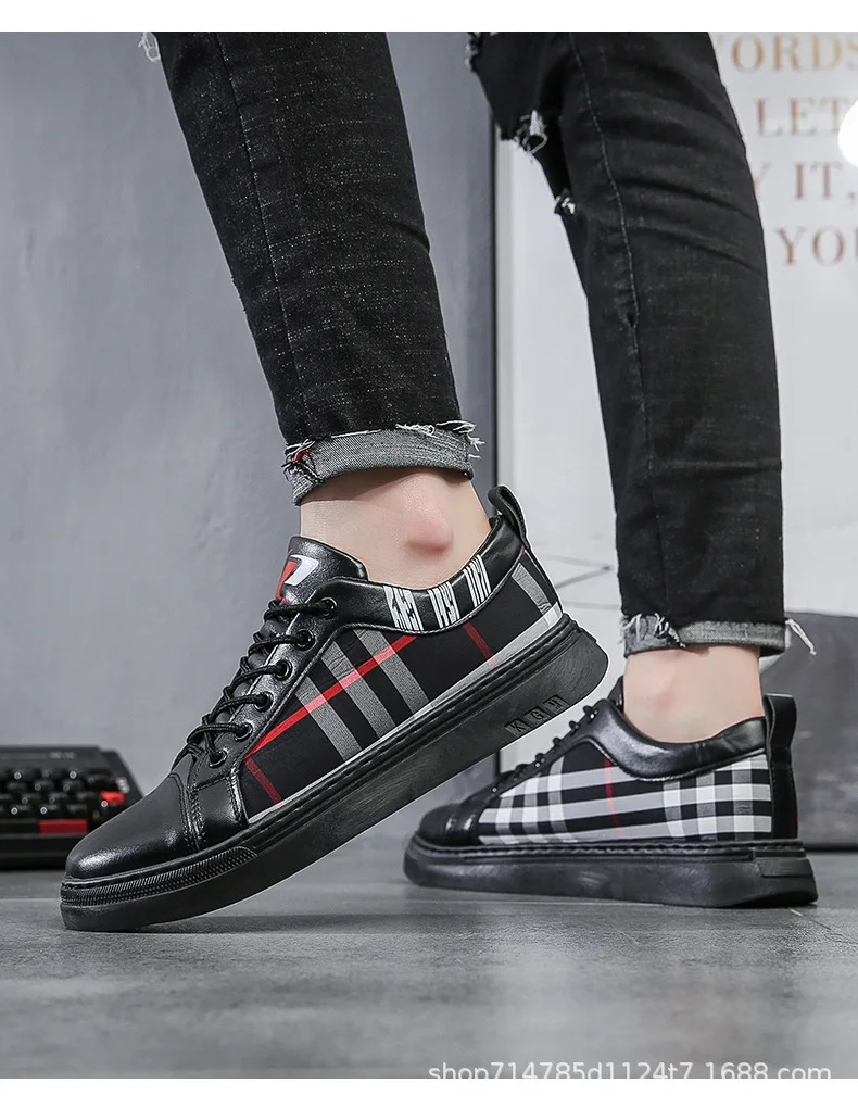 2021 summer new men's shoes trend black peas shoes all-match breathable sneakers British business casual leather shoes shoes
2021 summer new men's shoes trend black peas shoes all-match breathable sneakers British business casual leather shoes shoes