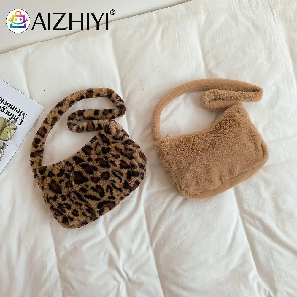 Сумка на плечо женская с принтом животного, модный плюшевый саквояж кросс-боди, повседневный мессенджер, зимние принадлежности
Сумка на плечо женская с принтом животного, модный плюшевый саквояж кросс-боди, повседневный мессенджер, зимние принадлежности