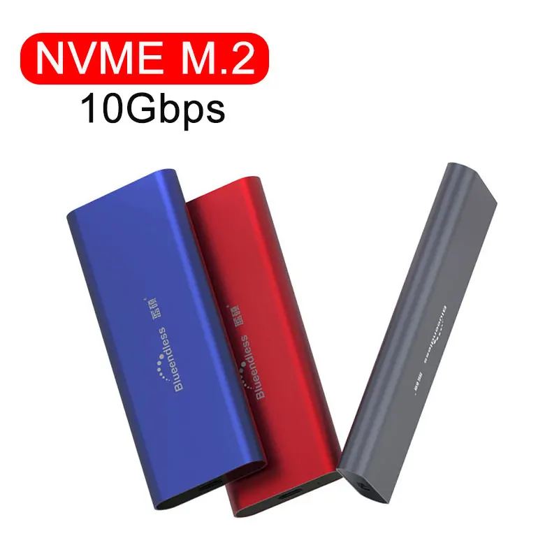 PCIE M.2 NVME GEN2 10 Гбит/с чехол Тип C USB 3 1 SSD корпус NGFF Корпус HDD для твердотельных