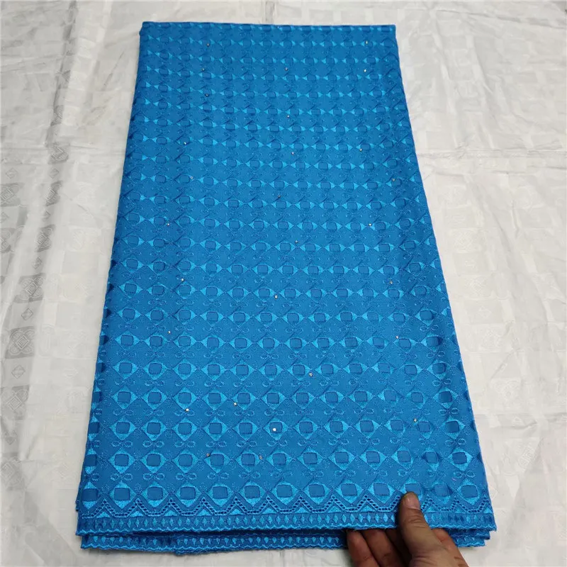 High Quality Swiss Voile Laces Switzerland Cotton African polish Dry Lace Fabric Nigerian Man 5 Yards | Дом и сад