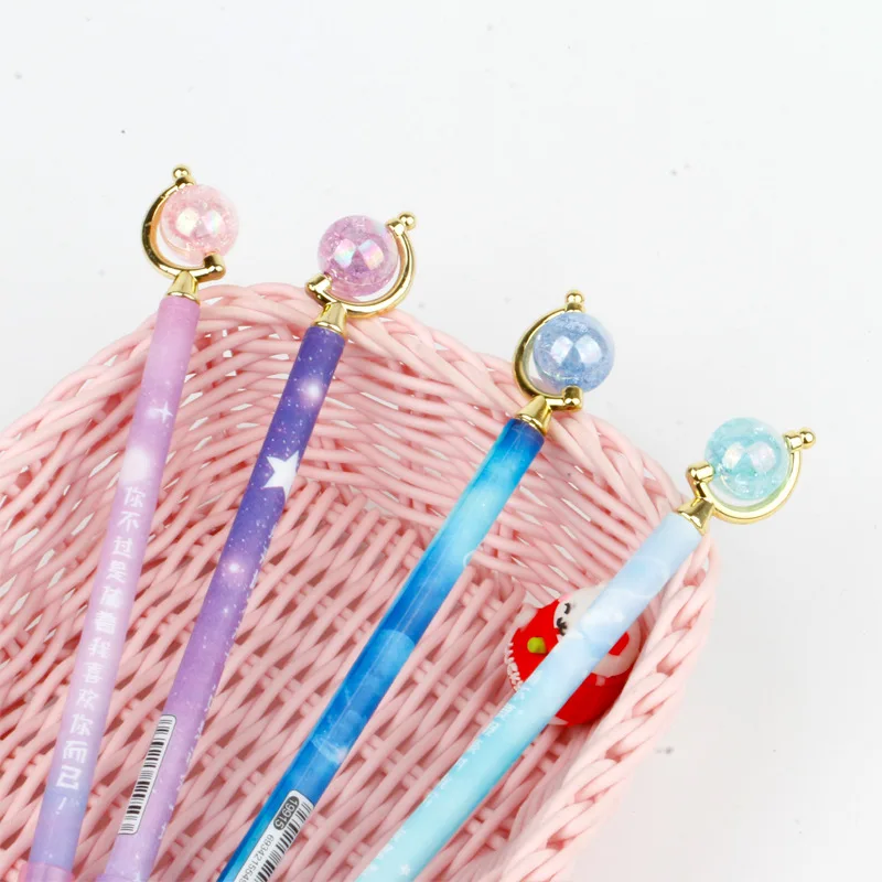 36 pcs/lot Creative Crystal Ball Gel Pen Kawaii Starry Sky 0.5mm black ink Signature Pens office school writing supplies gift
36 pcs/lot Creative Crystal Ball Gel Pen Kawaii Starry Sky 0.5mm black ink Signature Pens office school writing supplies gift