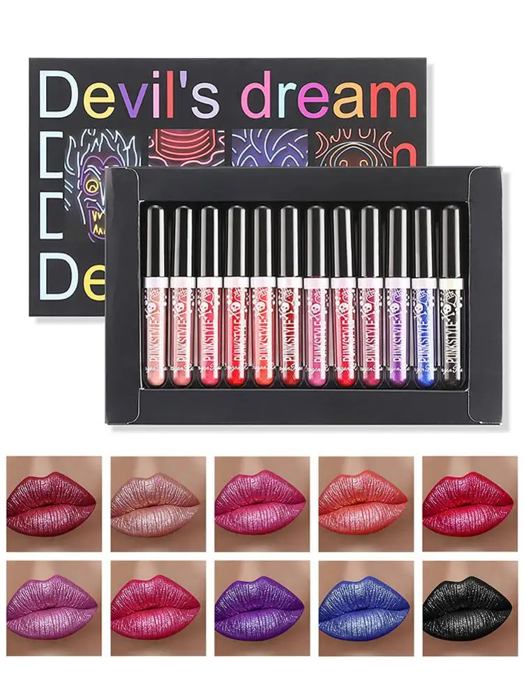 12pcs Shimmer Lip Gloss, Crystal Glow Lipgloss, Glitter Lipstick, Waterproof Metallic Lipgloss, Mermaid Pigment Shiny Lipgloss
12pcs Shimmer Lip Gloss, Crystal Glow Lipgloss, Glitter Lipstick, Waterproof Metallic Lipgloss, Mermaid Pigment Shiny Lipgloss