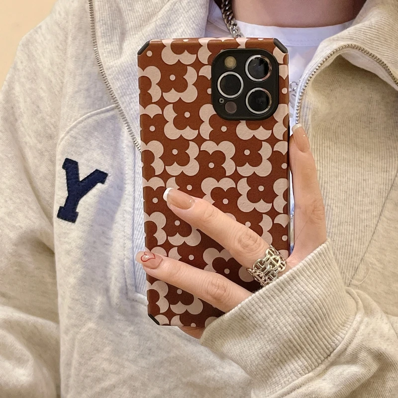 Korean Art Retro Flowers Phone Case For iPhone 11 12 13 Pro XS Max X XR 7 8 Plus Luxury Soft Shockproof Leather Back Cover
Korean Art Retro Flowers Phone Case For iPhone 11 12 13 Pro XS Max X XR 7 8 Plus Luxury Soft Shockproof Leather Back Cover